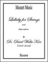 Lullaby for Strings Orchestra sheet music cover